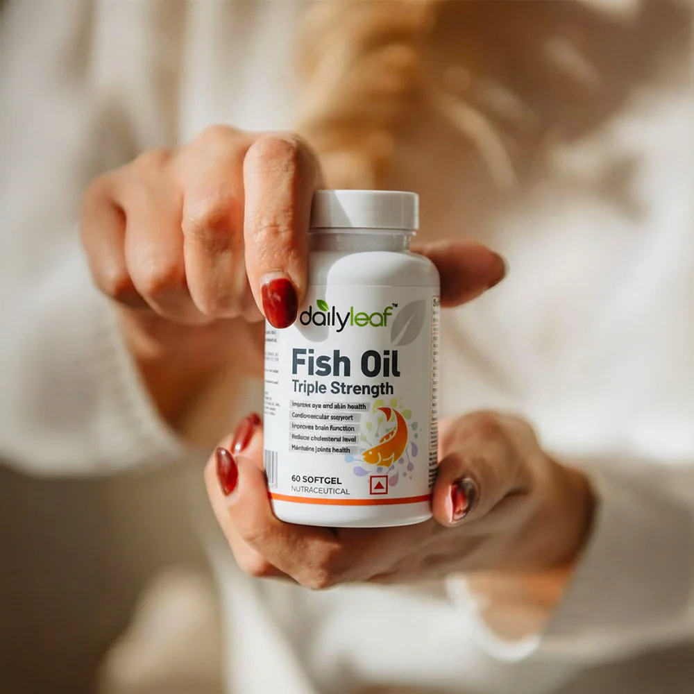Dailyleaf Fish Oil bottle